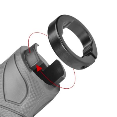 5. Rockbros BT1802GR bicycle grips - gray