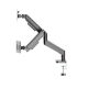 3. GEMBIRD DESK ARM/MOUNT FOR TWO MONITORS (ADJUSTABLE) 17"-32", LOAD UP TO 10KG, BLACK