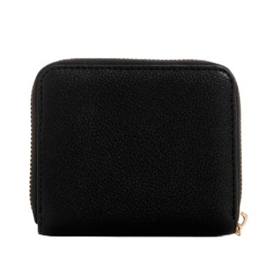 2. GUESS SMALL WOMEN'S WALLET BLACK GREGORIA