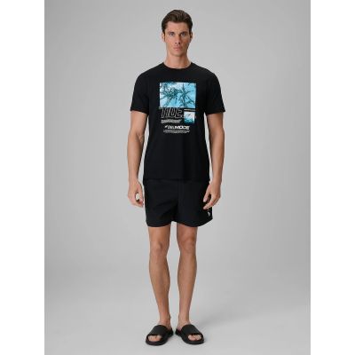 2. Men's regular printed T-shirt 4F 4FRSS26TTSHM4321-20S