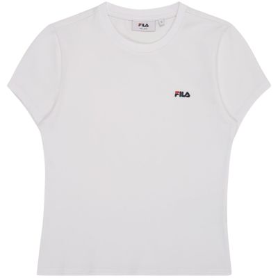 11. Fila Trivero Women's T-Shirt White FAW1205 10001