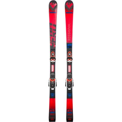 ROSSIGNOL HERO GS PRO (R21) skis + LOOK SPX 10 GW B73 Hot Red bindings