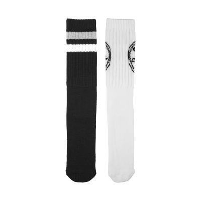 4. Converse 2-pack socks white, black E744A