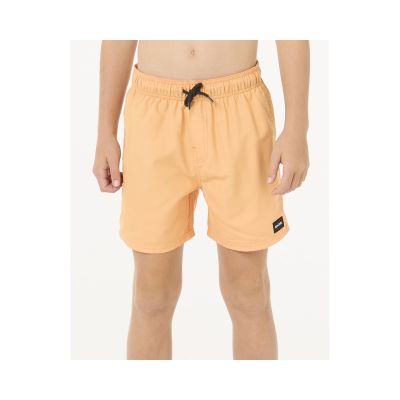 RIP CURL Offset Volley Boardshorts - Boy Orange