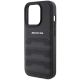6. Mercedes AMG Leather Debossed Lines case for iPhone 15 Pro Max - black