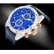 2. Giewont Chronograph Sapphire Silver Blue Men's Watch GW8810-A2