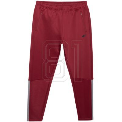 2. Men's trousers 4F FNK M0936 dark red 4FWAW25TFTRM0936 61S