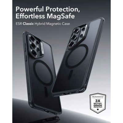 6. ESR Classic Hybrid MagSafe Case for Samsung Galaxy S26 Ultra - Black