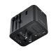 4. Acefast Z8 GaN 45W Travel Adapter 3x USB-C + 2x USB-A Travel Wall Charger with 2500W AC Socket - Black