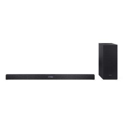 4. Sharp 2.1-Channel Ultra-Slim Dolby Atmos/DTS Virtual:X Soundbar with Wireless Subwoofer HT-SBW320 360W Bluetooth Connectivity Wireless Connection
