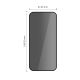 2. Tech-Protect Glass SPY+ 2-Pack Privacy Tempered Glass for iPhone 18 Pro Max