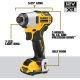 2. DeWALT DCF801D2-QW Powered Screwdriver/Impact Driver