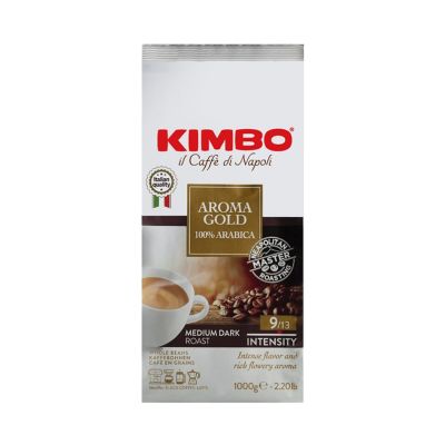 4. Kimbo Aroma Gold Coffee 1 kg, Whole Beans