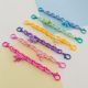 4. Color Chain (rope) colorful chain phone holder pendant for backpack wallet yellow