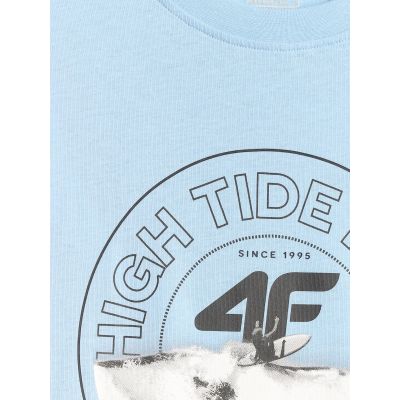 5. Men's regular printed T-shirt 4F 4FRSS26TTSHM4298-34S