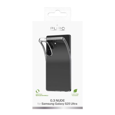 5. Silicone Case Puro 03 Nude for Samsung Galaxy S25 Ultra - Transparent