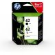 2. HP Ink Cartridge Set HP 62, HP62=N9J71AE, Includes Black and Color, C2P204A+C2P206AE