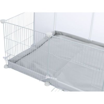 11. Indoor run, for guinea pigs/rabbits, white, 140 x 35 x 70 cm