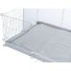 11. Indoor run, for guinea pigs/rabbits, white, 140 x 35 x 70 cm