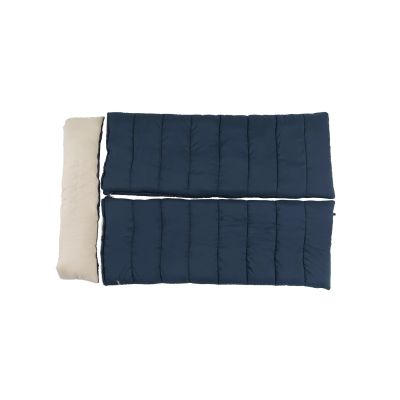 4. Outwell Contour Lux Double Adult Rectangular Polyester Sleeping Bag Blue