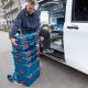 4. Bosch L-BOXX 136 Professional Blue, Red Acrylonitrile butadiene styrene (ABS)