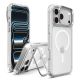 2. Spigen Ultra Hybrid Optik S MagSafe Case for iPhone 18 Pro / 17 Pro - Transparent Silver