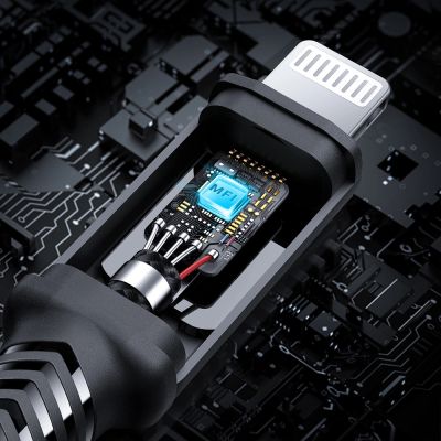 14. Acefast C4-01 Lightning - USB-C PD cable 30W 3A 480Mb/s 1.8m - black