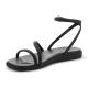 3. CROCS MIAMI ANKLE STRAP SANDAL IN BLACK 212256-001