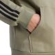 5. Men's adidas Essentials 3-Stripes French Terry Hoodie Olive KY4204