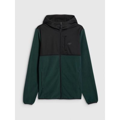 8. Men's regular hooded fleece 4F 4FWAW25TFLEM417-40S