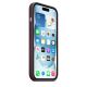 Case with MagSafe Apple iPhone 15 Feingewebe Case Mullberry