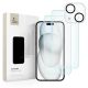 Tech-Protect Supreme Set for iPhone 15 2x tempered glass for display / tempered glass for camera