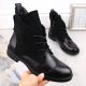 8. Insulated flat ankle boots Potocki W WOL88C black