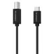 4. Wozinsky WKDDY1S USB-B - USB-C Cable 1m - Black