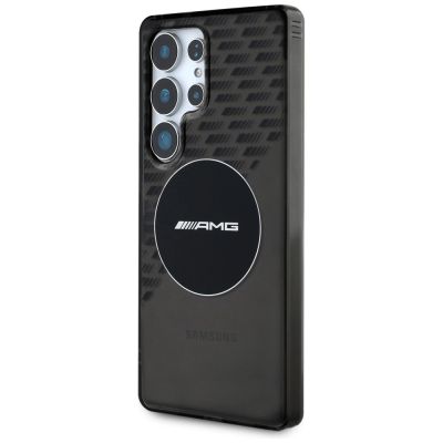 2. AMG Transparent Rhombs MagSafe Case for Samsung Galaxy S25 Ultra - Black