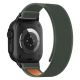 3. Tech-Protect Nylon Elite Strap for Apple Watch 44/45/46/49 mm - Green/Orange