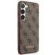 4. Guess 4G Metal Gold Logo case for Samsung Galaxy S24+ - brown