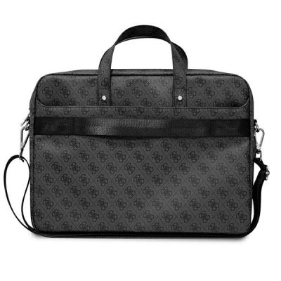 3. Guess Saffiano 4G Triangle Logo bag for a 16'' laptop - black