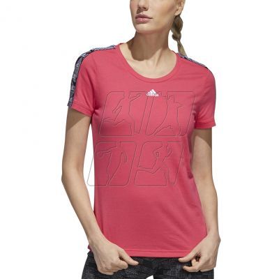 3. Adidas Essentials Tape Tee W GE1133