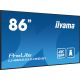 4. iiyama LH8665UHSB-B1 flat screen, 86 inches, 215.9 cm