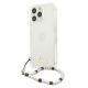 2. Guess GUHCP13LKPSWH iPhone 13 Pro / 13 6.1" Transparent Hardcase White Pearl