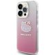 2. Hello Kitty IML Gradient Electrop Kitty Head case for iPhone 14 Pro - pink