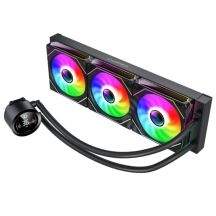 GameMax ICEBURG 360 DIGITAL BK computer cooling system Processor All-in-one Liquid Cooler 12 cm Black 1 pc.