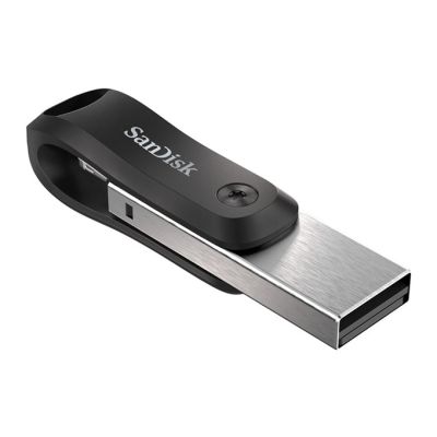 11. SanDisk iXpand GO SDIX60N-128G-GN6NE pendrive (128GB; Lightning, USB 3.0; silver color)