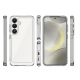 2. Outer Space Case for Samsung Galaxy S25 Edge Cover with Flexible Frame - Transparent