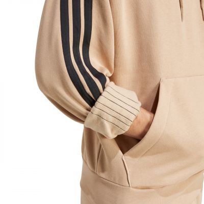 5. adidas Essentials 3-Stripes Fleece Hoodie M JX0695