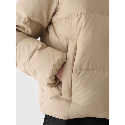 2. Women's winter down jacket with natural filling 4F 4FWAW24TDJAF481-83S