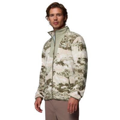 2. Columbia Sequoia Grove Printed Full-Zip Fleece 2135511399 Green L
