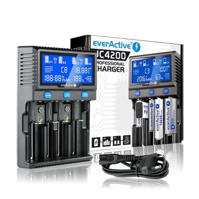 6. EVERACTIVE CHARGER FOR LI-ION AND NI-MH CYLINDRICAL BATTERIES UC4200