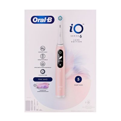 16. Oral-B iO Series 6 Pink Sand Luxe Edition Electric Toothbrush